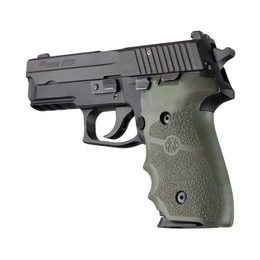 Střenky Hogue Sig Sauer P228/P229 s vybráním pro prsty OD Green