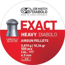 JSB Exact Heavy 4,52mm airgun pellets, 500pcs