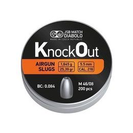 KnockOut Slugs .216 5,5mm airgun pellets, 200pcs