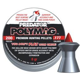 Predator PolyMag 4,5mm airgun pellets, 200pcs