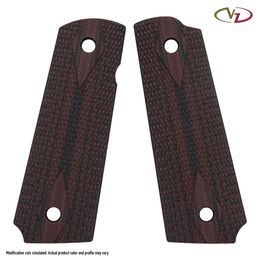 Střenky VZ Grips 1911 Govt. Double Diamond G10 - Black Cherry