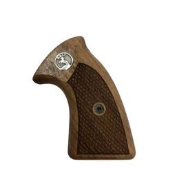 KSD Colt Detective Special & Diamondback & Viper & Cobra & Agent & Police Positive Special gungrips walnut with silver logo