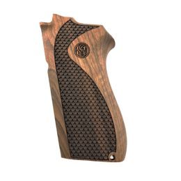 KSD Smith & Wesson 909, 3904 and 3906 gungrips walnut with logo 4