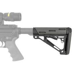 Pažba Hogue AR-15 zasouvatelná Commercial Steel Gray