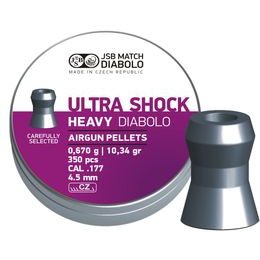 JSB Ultra Shock Heavy 4,50mm airgun pellets, 350pcs