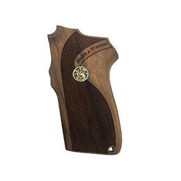 Střenky KSD Smith & Wesson 6906 ořech s bronzovým logem