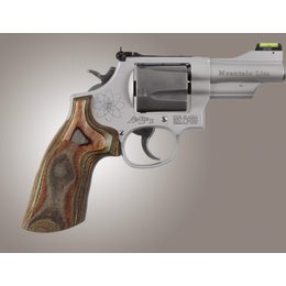 Střenky Hogue Smith & Wesson K/L round butt konverze Lamo Camo