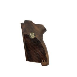 KSD Smith & Wesson CS9 gungrips walnut with bronze logo