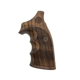 Střenky KSD Smith & Wesson N rám square butt Classic ořech s logem 2