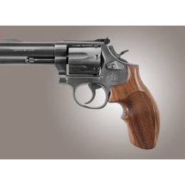 Střenky Hogue Smith & Wesson K/L round butt Pau Ferro s vybráním pro prst