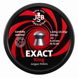 JSB Exact King 6.35mm Airgun Pellets, 350 pcs