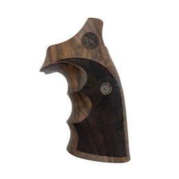 Střenky KSD Smith & Wesson K/L rám square butt Classic kořenový ořech s logem