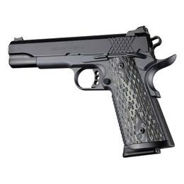 Střenky Hogue 1911 Govt. G10 Černošedé Techwell šachta Chainlink