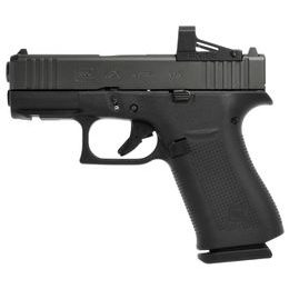 Glock 43X MOS s railem a kolimátorem RMSc Shield