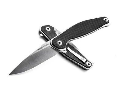 Hodinky Nůž Real Steel E771 Sea Eagle Carbon Fiber Stonewash 