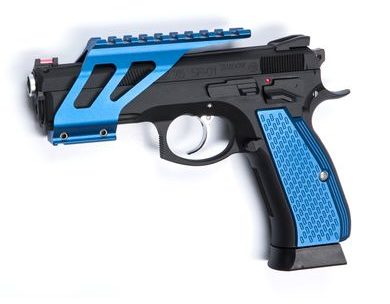 Hodinky Pažbičky pro CZ-75 blow back modré 