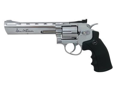 Hodinky Vzduchový revolver Dan Wesson 6" Silver na diabolky 4,5mm 