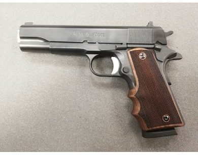 Hodinky Střenky KSD Colt, Kimber, Remington 1911 FullSize fingergrooves ořech 