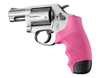 Hodinky Hogue střenky Smith & Wesson J rám růžová 