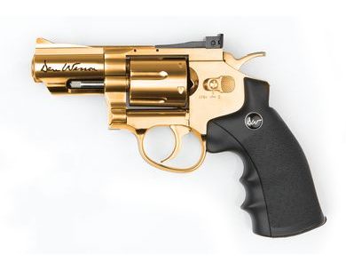 Hodinky Vzduchový revolver Dan Wesson 2,5" gold cal. 4,5 mm 