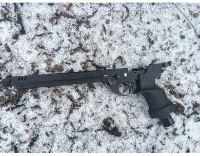 Hodinky Vzduchová pistole Listone Victor CO2 černá 4,5mm 