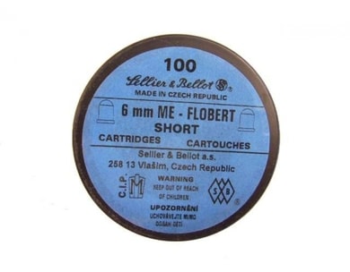 Hodinky Flobertové náboje cal. 6mm kulička 100ks 