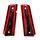 FORM 1911 grips, black and red laminate, smooth surface