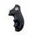 KSD Ruger SP101 gungrips black acrylate with silver logo 3