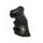 KSD Ruger GP100 gungrips black acrylate with silver motif