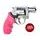 Střenky Hogue Smith & Wesson J rám round butt laser růžové