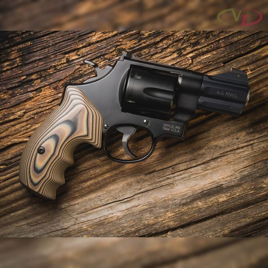 Střenky VZ Grips Smith & Wesson K/L rám round butt 320 - Hyena Brown