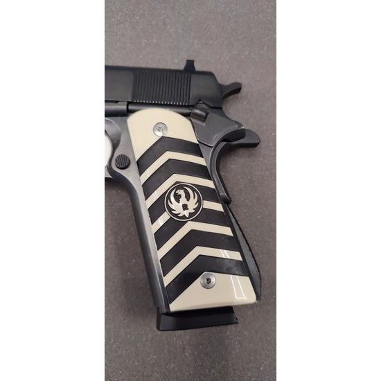 KSD 1911 Govt. & Commander Full Size ivory acrylate logo gungrips