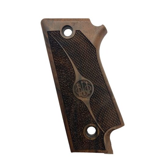 Střenky KSD Beretta 92S s pojistkou ořech s logem 3
