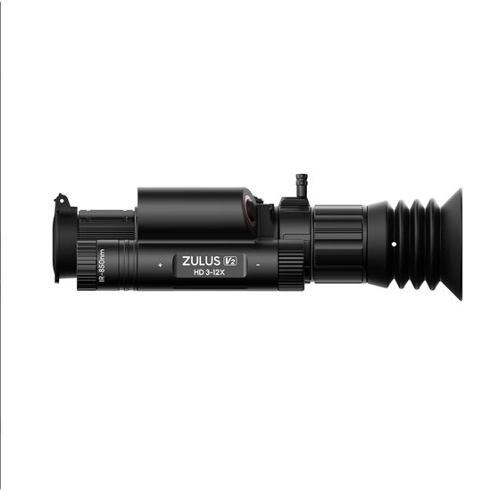 ZHD312R-V2 - ZULUS HD V2 3-12X digitální puškohled s nočním viděním, laserovým dálkoměrem a balistickým kalkulátorem