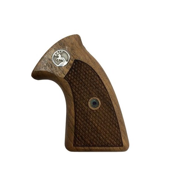 KSD Colt Detective Special & Diamondback & Viper & Cobra & Agent & Police Positive Special gungrips walnut with silver logo