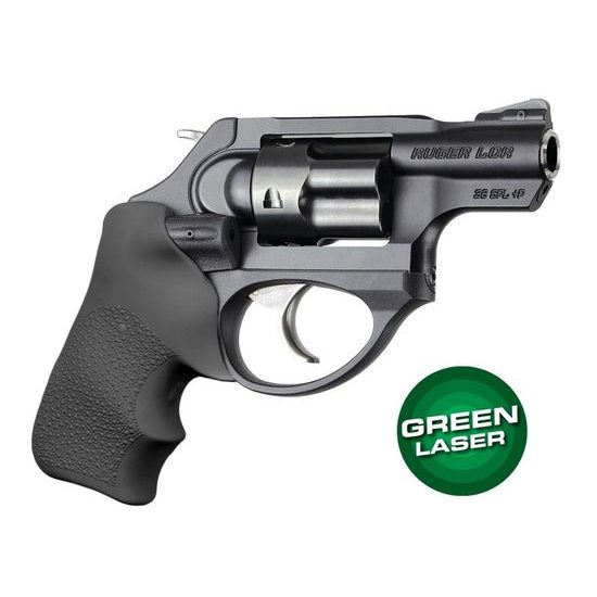 Střenky Hogue Ruger LCR/LCRx Laser zelený černá