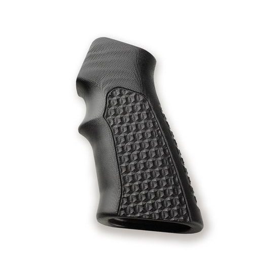 Rukojeť Hogue AR-15 G10 Piranha černá s vybráním pro prsty