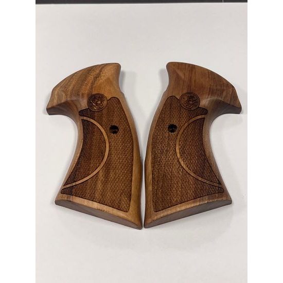Střenky KSD Smith & Wesson K/L rám round butt Classic ořech