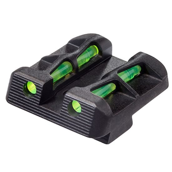 Mířidla HiViz LiteWave Glock ráže 45/10 mm - světlovodná zadní mířidla