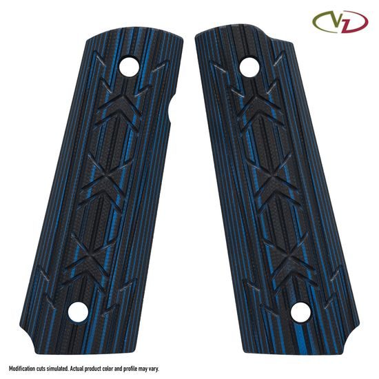 Střenky VZ Grips 1911 Govt. Ragnarok G10 - Black Blue