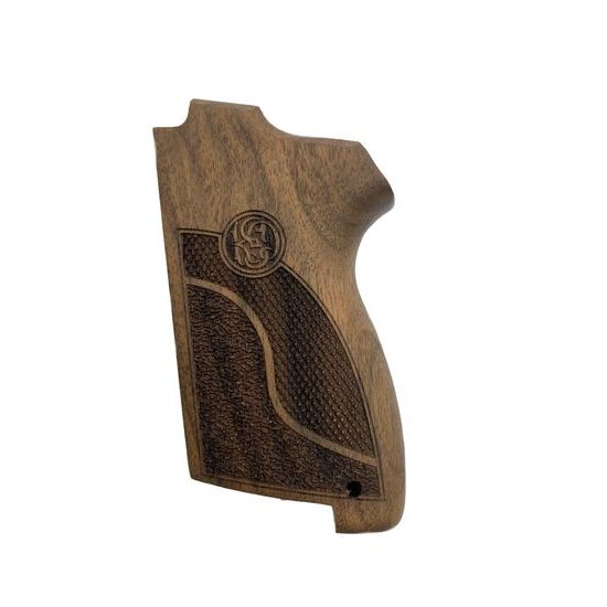 KSD Smith & Wesson CS9 gungrips walnut with logo