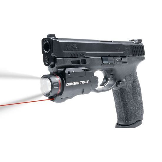 Crimson Trace CMR-207 Rail Master Universal Pistol Flashlight With Red Laser