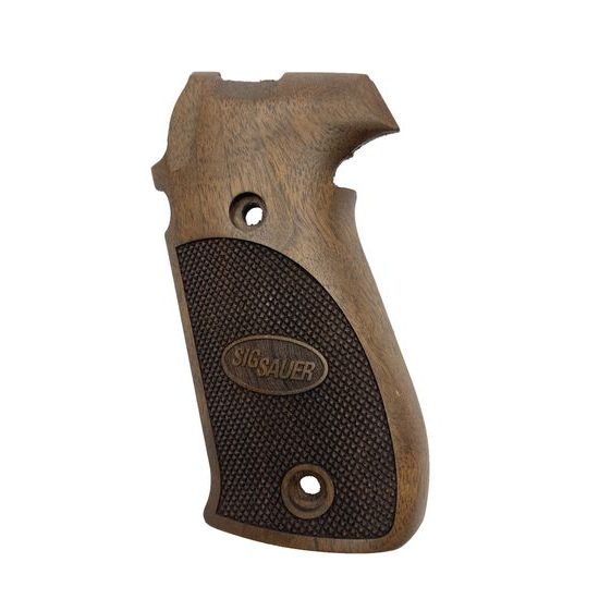 KSD Sig Sauer P220, P220 SL and P220 Sport SL gungrips walnut with logo 2