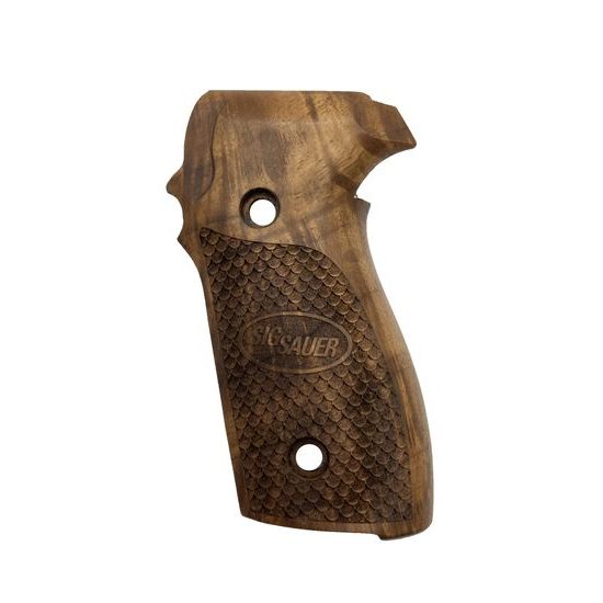 KSD Sig Sauer P228/229 gungrips walnut with logo 4