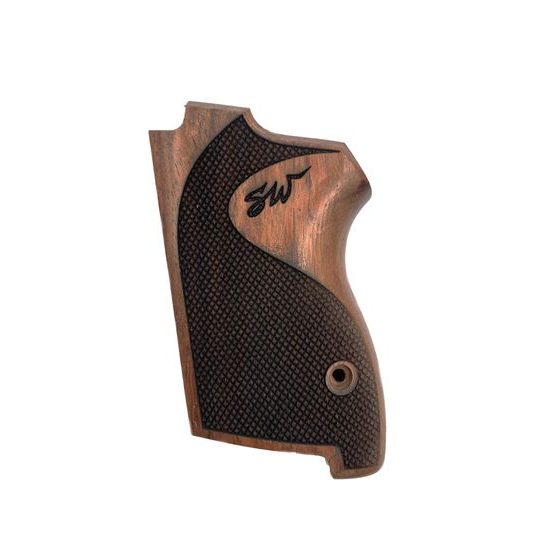 KSD Smith & Wesson CS40 and CS45 gungrips walnut with logo 4