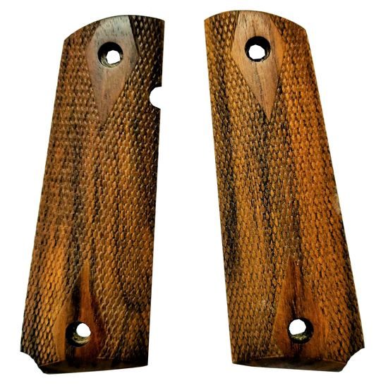 FORM 1911 grips, Canadian walnut, diamond checkering