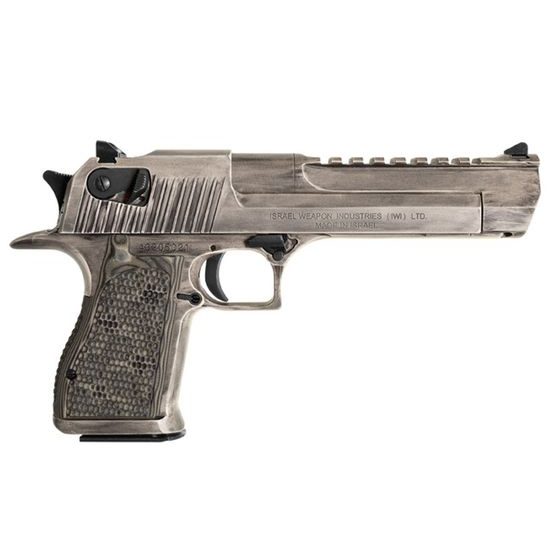 Magnum Research Desert Eagle XIX 6" White Matte Distressed Cerakote .50AE