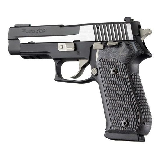 Střenky Hogue Sig Sauer P220 Piranha G10 černá-šedá