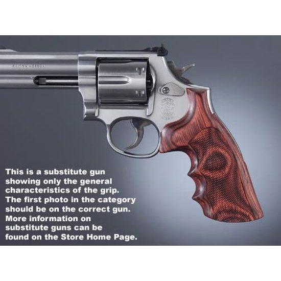 Střenky Hogue Smith & Wesson N round butt rám Rose Laminate