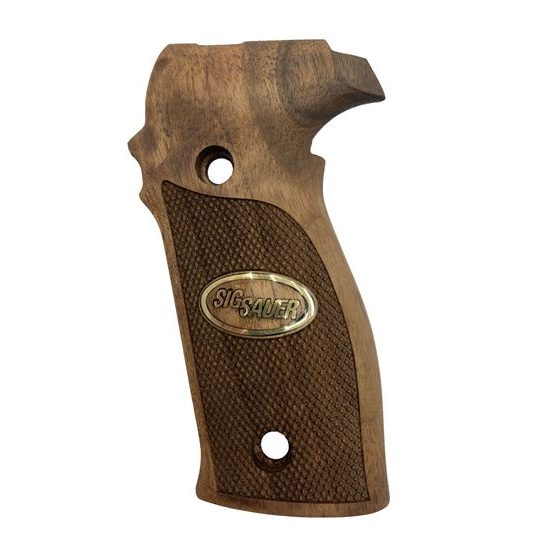 KSD Sig Sauer P226 gungrips walnut with bronze logo 4